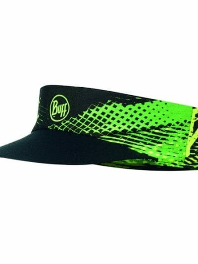 Fitness Mania - Buff Pack Run Visor - R-Flash logo Yellow Fluor