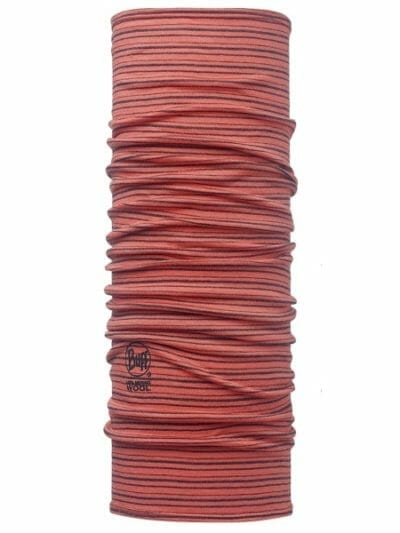 Fitness Mania - Buff Wool Head/Neck/Face Tube - Coral Stripes
