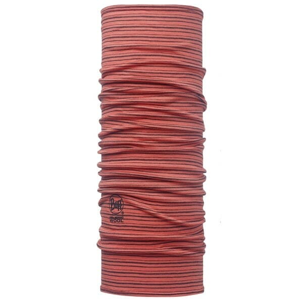Fitness Mania - Buff Wool Head/Neck/Face Tube - Coral Stripes