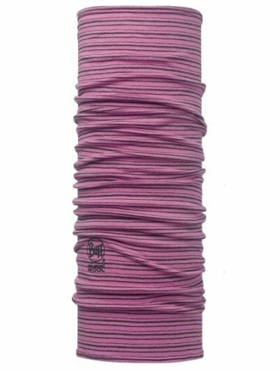 Fitness Mania - Buff Wool Head/Neck/Face Tube - Ibis Rose Stripes