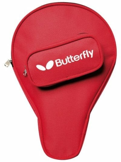 Fitness Mania - Butterfly Pro Case Round - Single Table Tennis Bat Case - Red