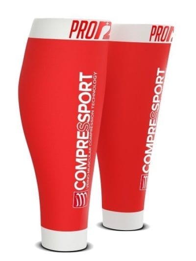 Fitness Mania - Compressport Pro R2 Swiss Compression Calf Sleeves - Red