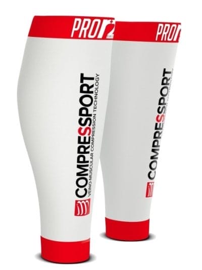 Fitness Mania - Compressport Pro R2 Swiss Compression Calf Sleeves - White