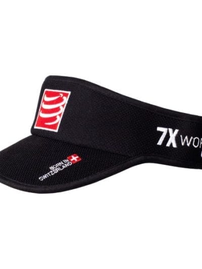 Fitness Mania - Compressport Triathlon/Running Visor Cap - Black