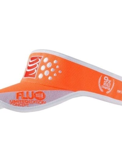 Fitness Mania - Compressport Triathlon/Running Visor Cap - Fluo Orange
