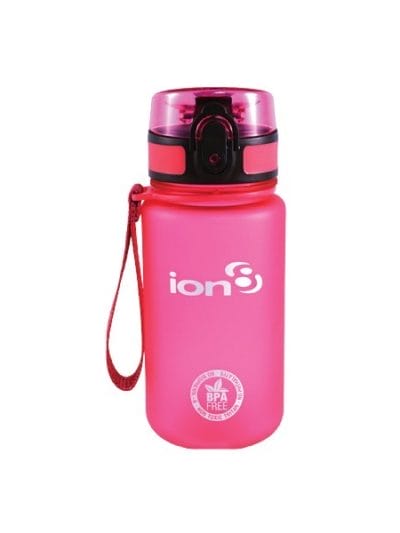 Fitness Mania - Ion8 Pod BPA Free Water Bottle - 350ml - Pink