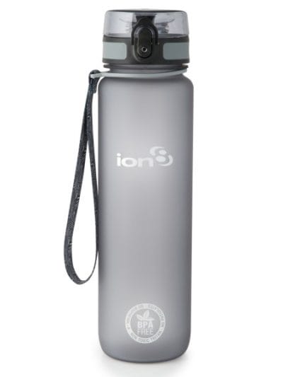 Fitness Mania - Ion8 Quench BPA Free Water Bottle - 1000ml - Grey