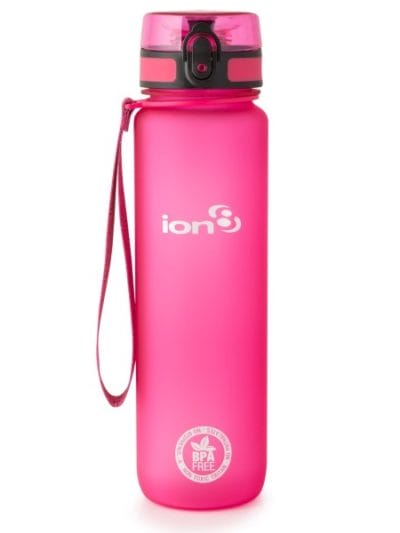 Fitness Mania - Ion8 Quench BPA Free Water Bottle - 1000ml - Pink