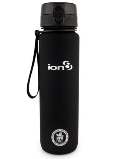 Fitness Mania - Ion8 Quench BPA Free Water Bottle - 1000ml - Solid Carbon