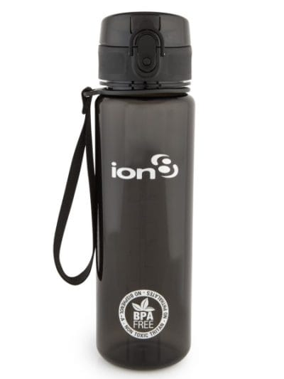 Fitness Mania - Ion8 Slim BPA Free Water Bottle - 500ml - Glossy Onyx