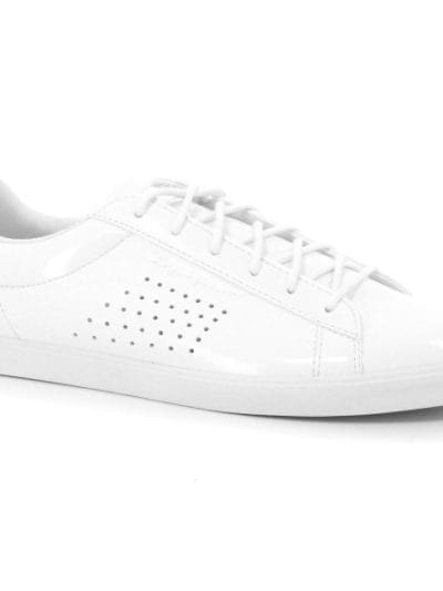 Fitness Mania - Le Coq Sportif Agate Lo Patent - Womens Casual Shoes - Optical White