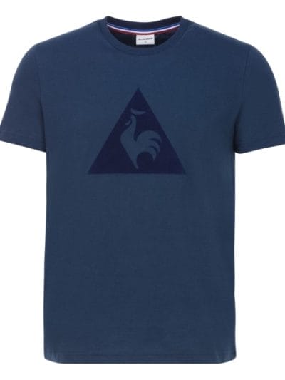 Fitness Mania - Le Coq Sportif Essentiels Mens Casual T-Shirt - Dress Blues