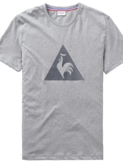 Fitness Mania - Le Coq Sportif Essentiels Mens Casual T-Shirt - Light Heather Grey