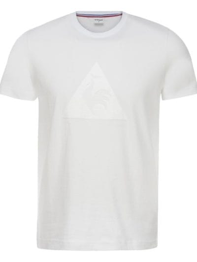 Fitness Mania - Le Coq Sportif Essentiels Mens Casual T-Shirt - Optical White
