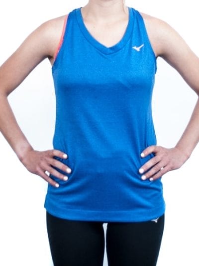 Fitness Mania - Mizuno DryLite Melange Womens Training Tank Top - Dazzling Blue