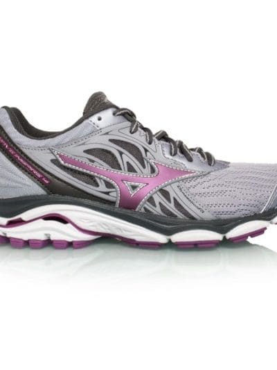 Fitness Mania - Mizuno Wave Inspire 14 - Womens Running Shoes - Dapple Grey/Clover