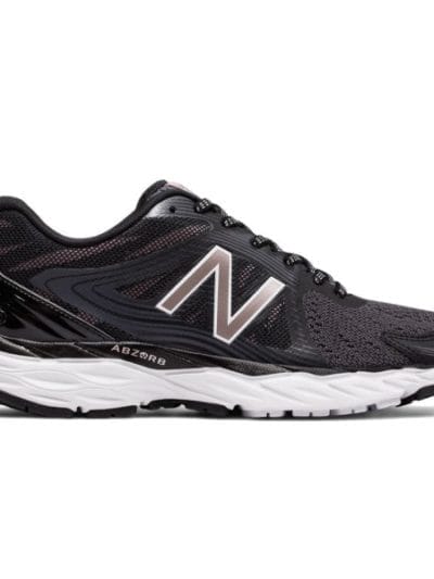 Fitness Mania - New Balance 680v4 - Womens Running Shoes - Black/Magnet/Champagne