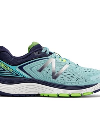 Fitness Mania - New Balance 860v8 - Womens Running Shoes - Sea Spray/Pigment/Energy Lime