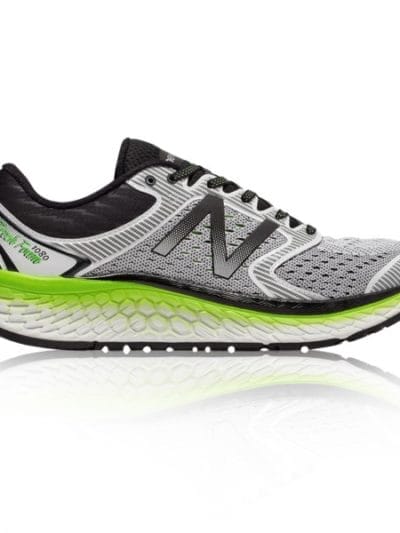 Fitness Mania - New Balance Fresh Foam 1080v7 - Mens Running Shoes - White/Black/Green