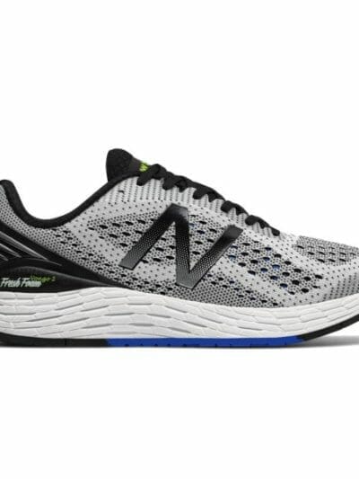 Fitness Mania - New Balance Fresh Foam Vongo v2 - Mens Running Shoes - White/Vivid Cobalt Blue