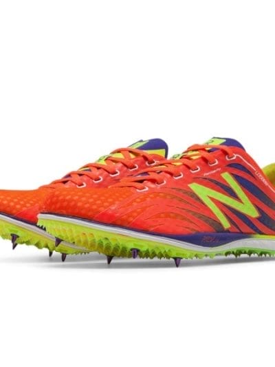 Fitness Mania - New Balance LD 5000v3 - Womens Long Distance Track Spikes - Orange/Purple/Yellow