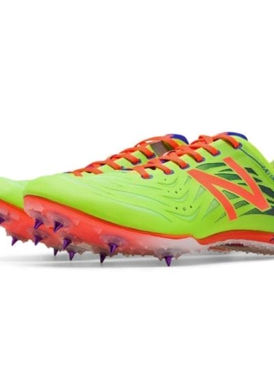 Fitness Mania - New Balance MD 800v4 - Womens Middle Distance Track Spikes - Yellow/Orange