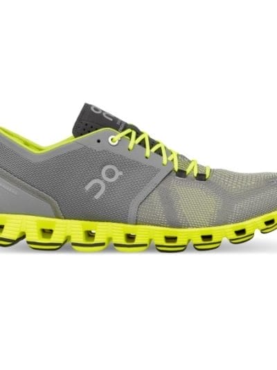 Fitness Mania - On Cloud X 2018 - Mens Running/Training Shoes - Grey/Neon