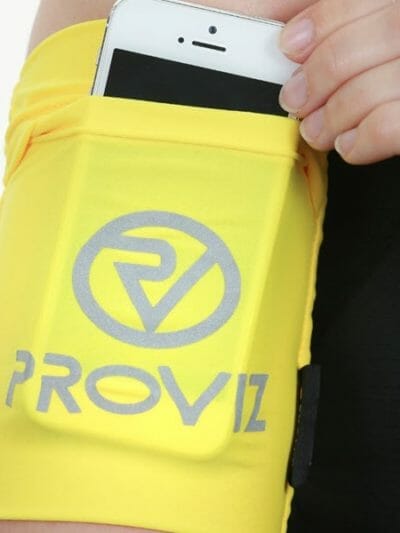Fitness Mania - Proviz Y-Fumble Reflective Arm Pocket - Yellow