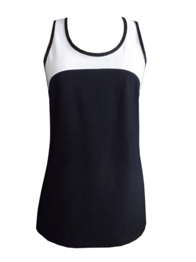 Fitness Mania - Rhapso Designs Womens Training Tank Top - Black/White