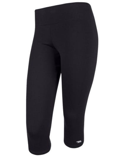 Fitness Mania - Running Bare High Rise Supplex Womens 3/4 Training Tights - Black