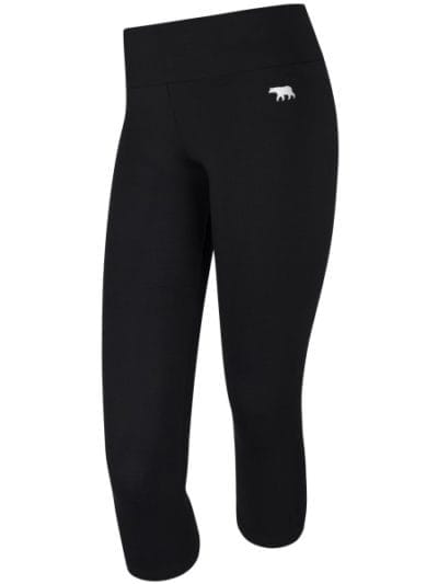 Fitness Mania - Running Bare High Rise Supplex Womens 7/8 Training Tights - Black
