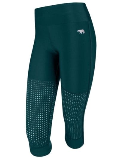 Fitness Mania - Running Bare Runway Sprint Womens 3/4 Training Tights - Jungle Queen