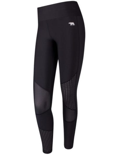 Fitness Mania - Running Bare Trend Edit Womens Full Length Training Tights - Black