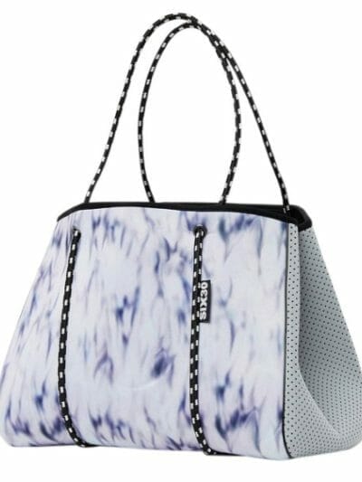 Fitness Mania - SIX30 Neoprene Gym Tote Bag - White Marble