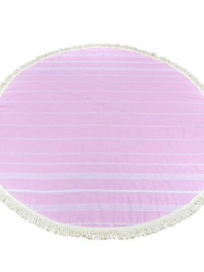 Fitness Mania - SIX30 Reversible Turkish Round Towel - Pink/Black