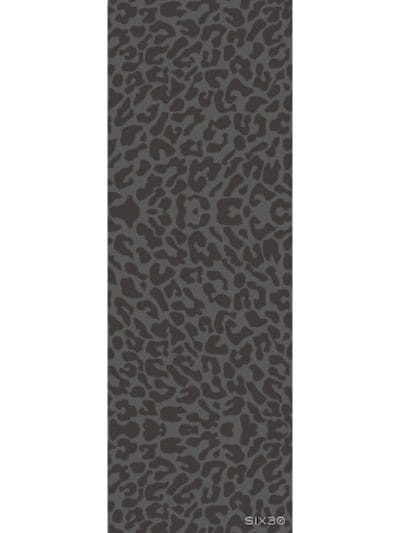 Fitness Mania - SIX30 Suede Yoga Mat - Charcoal Cheetah