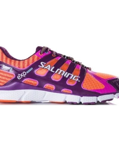 Fitness Mania - Salming Speed 5 - Womens Running Shoes - Shocking Orange/Dark Orchid