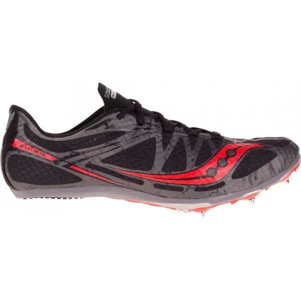 Fitness Mania - Saucony Ballista - Mens Sprint Track Spikes - Black/Red