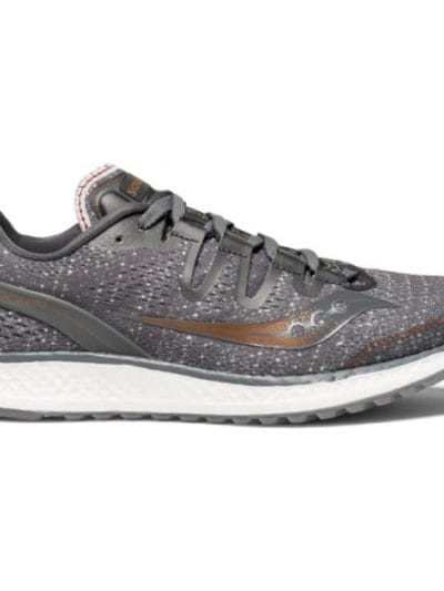 Fitness Mania - Saucony Freedom ISO - Womens Running Shoes - Grey/Denim/Copper