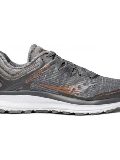 Fitness Mania - Saucony Guide ISO - Mens Running Shoes - Grey/Denim/Copper