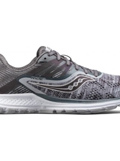 Fitness Mania - Saucony Ride 10 - Womens Running Shoes - Grey Chroma