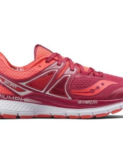 Fitness Mania - Saucony Triumph ISO 3 - Womens Running Shoes - Berry/Coral