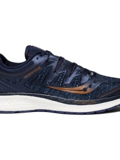 Fitness Mania - Saucony Triumph ISO 4 - Mens Running Shoes - Navy/Denim/Copper