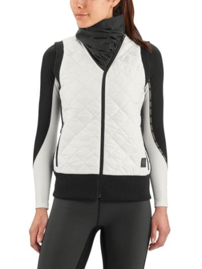 Fitness Mania - Skins Plus Metz Womens Running Puffer Vest - Ceramic/Black