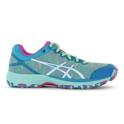 Fitness Mania - ASICS Womens GEL-Netburner Professional Island Blue / White / Pink Glow