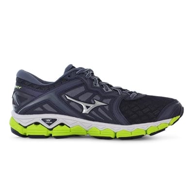 Fitness Mania - MIZUNO Mens Wave Sky Graystone / Lime Punch