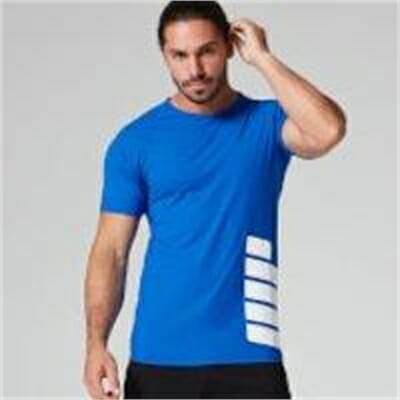 Fitness Mania - Brand Print T-Shirt - L - Charcoal