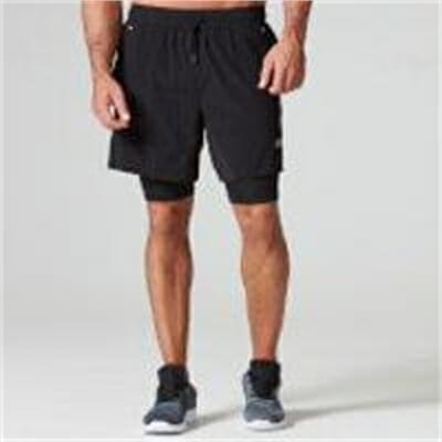 Fitness Mania - Dual Sport Shorts - L - Black
