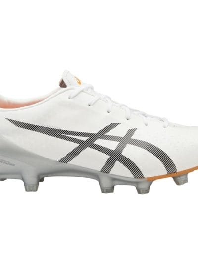 Fitness Mania - Asics Menace - Mens Football Boots - Pearl White/Black/Silver