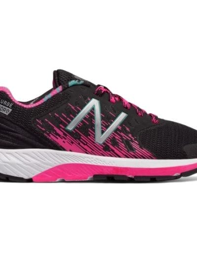 Fitness Mania - New Balance FuelCore Urge v2 - Kids Girls Running Shoes - Black/Pink Glo/White